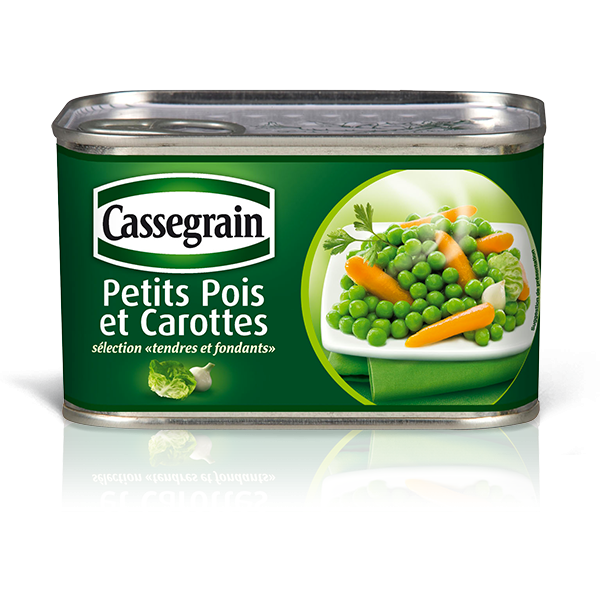 CASSEGRAIN Petits Pois carottes / Peas & Carrots - TheLittleMart