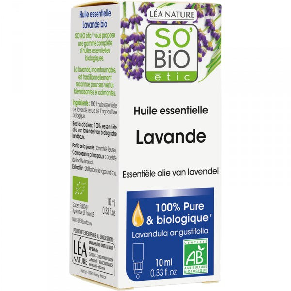 Huile Essentielle de Lavande Bio / Organic Lavender Essential Oil SO'BIO