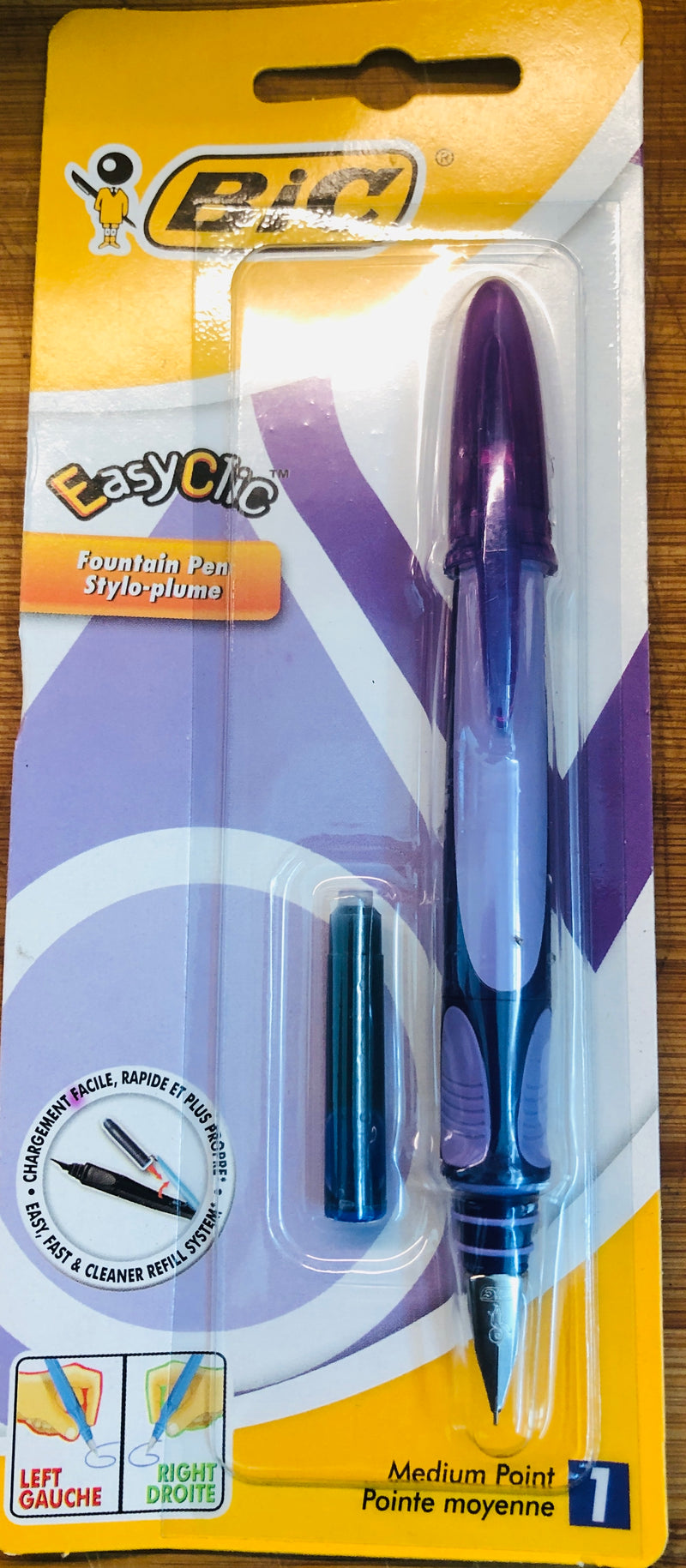 Stylo plume / Fontain Pen EasyClic BIC - TheLittleMart