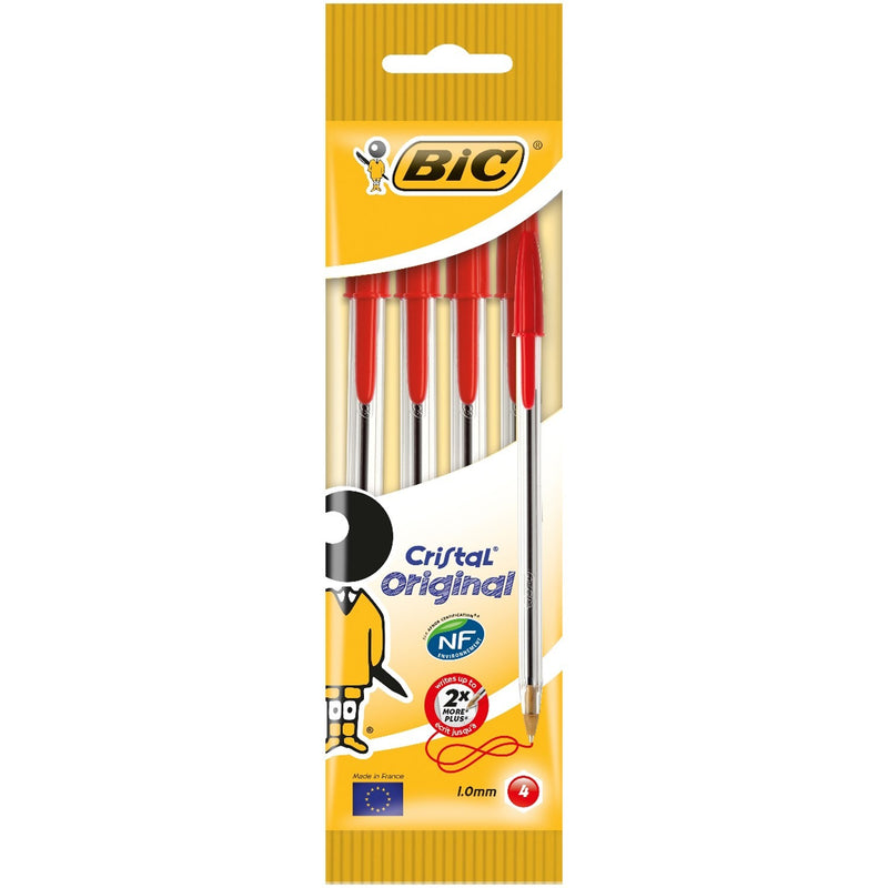 BIC Crayon rouge x 4