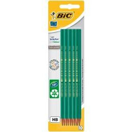 10 Crayon a papier HB / 10 pencil HB graphites BIC EVOLUTION - TheLittleMart