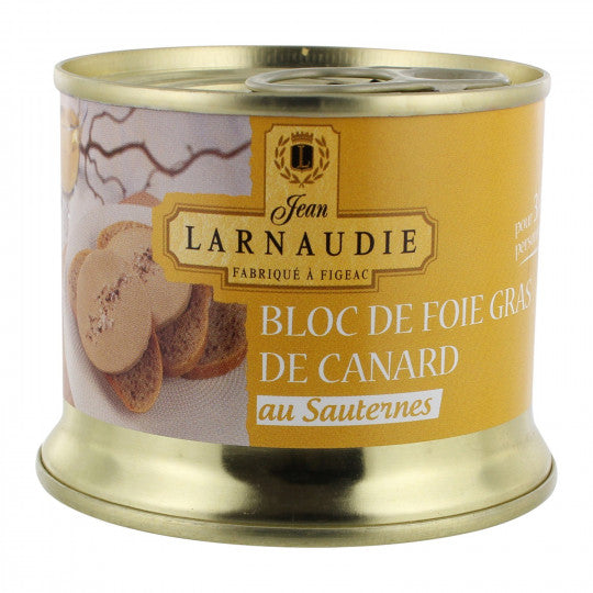 Bloc de foie gras de canard au Sauternes LARNAUDIE 150g