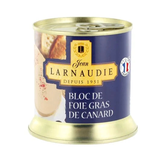 Bloc de foie gras de canard du Sud-Ouest LARNAUDIE 190g