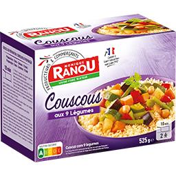 Couscous 9 légumes / Vegetables Couscous RANOU