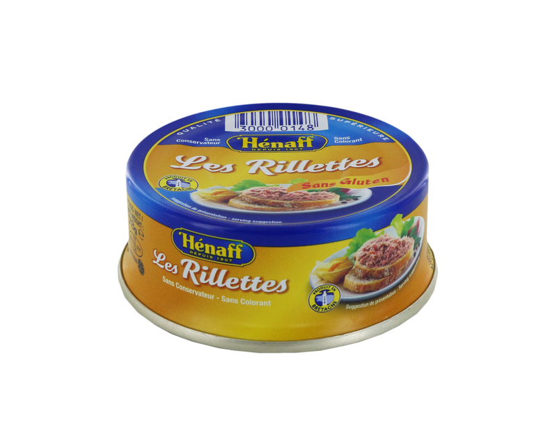 Hénaff Rillettes de porc sans gluten/ Pork Rillettes Nitrite free  ( NON HALAL) - TheLittleMart.com