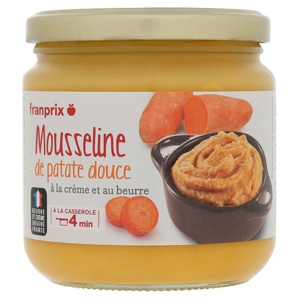 MOUSSELINE Patate douce / MOUSSELINE Sweet potato  FRANPRIX