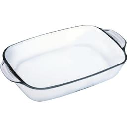 Plat rectangle en verre / Rectangle glass dish DOMEDIA