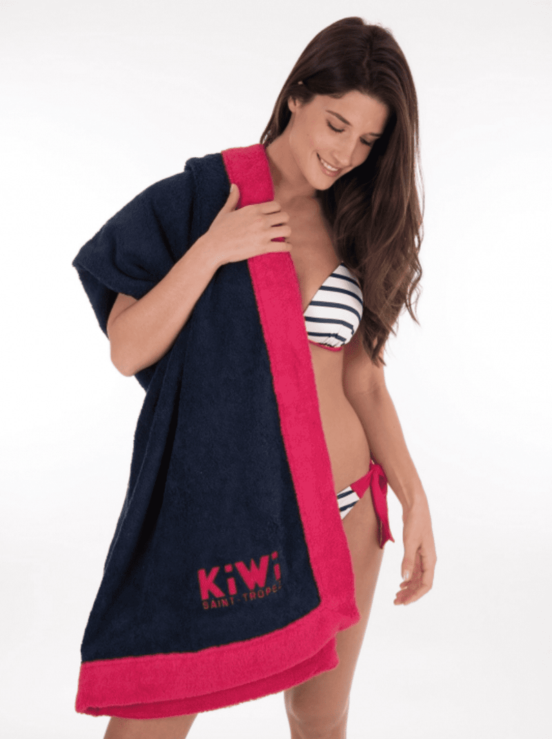 KIWI Saint Tropez Marine Beach Towel - TheLittleMart.com