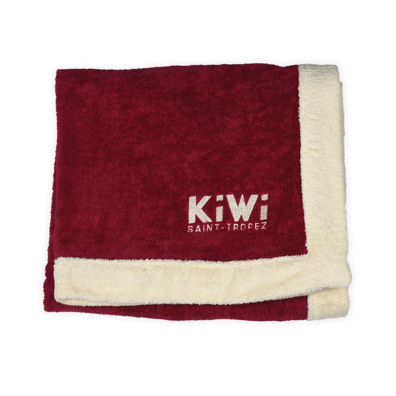 KIWI Saint Tropez Bordeaux beach towel - TheLittleMart.com
