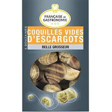 Coquilles vides d'Escargots 5 douzaines Française de Gastronomie