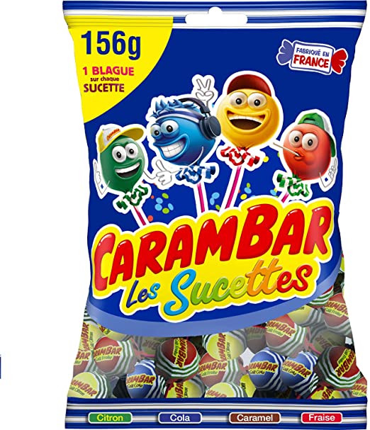 Carambar sucettes Family / Family Carambar lollipops
