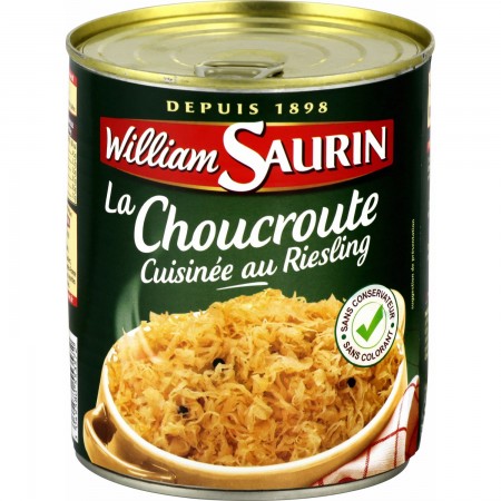 WILLIAM SAURIN - Choucroute/Sauerkraut with Riesling - TheLittleMart.com