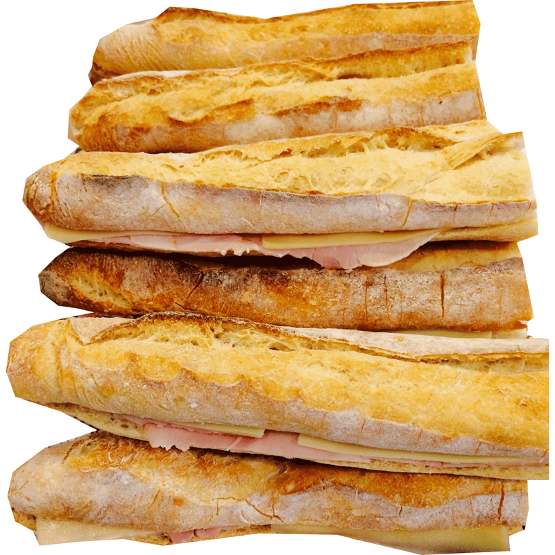 Ham & Emmental Cheese sandwich X 2 By PAUSE CAFÉ (Non Halal) - TheLittleMart
