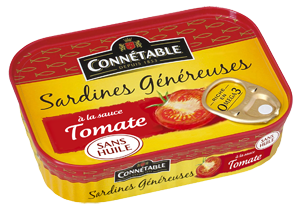 CONNETABLE Sardines les généreuses tomate - TheLittleMart.com